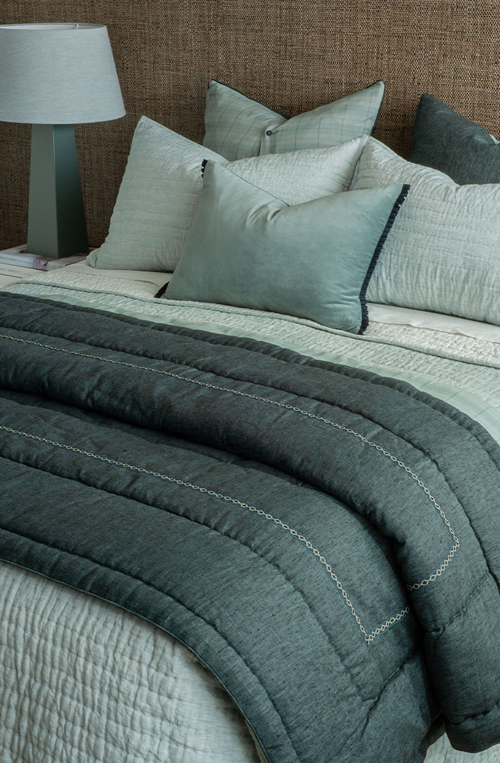 Bianca Lorenne Luchesi Mallard Comforter | Luxury Linen Comforter NZ image 0